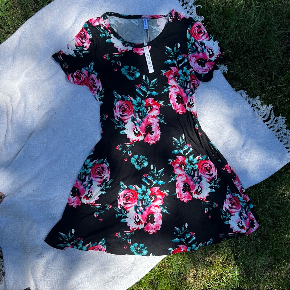 Korsis 2XL floral dress